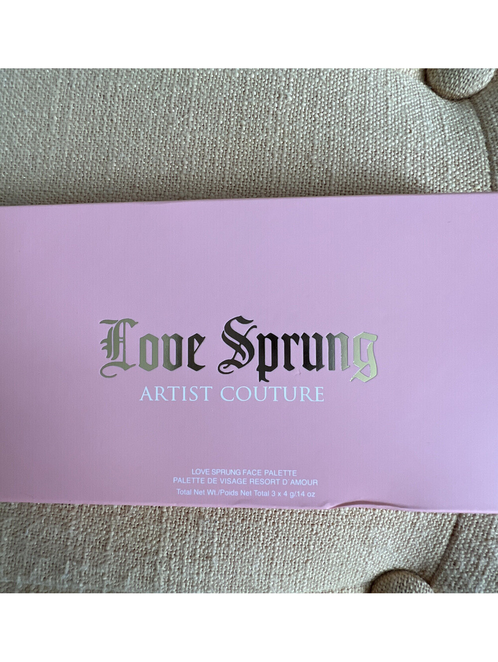 Artist Couture LOVE SPRUNG 3 Pan Cheek + Face Palette 3 x 4g / .14 oz NEW IN BOX